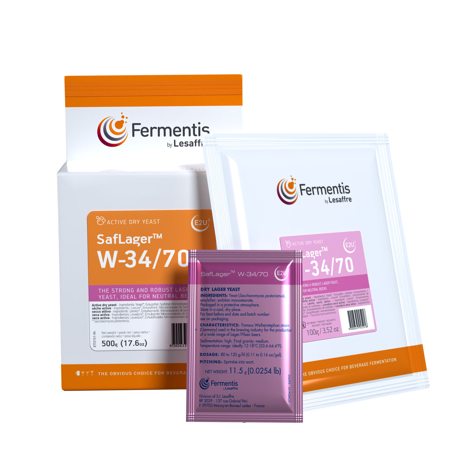 Fermentis Saflager W-34/70 yeast (10kg)
